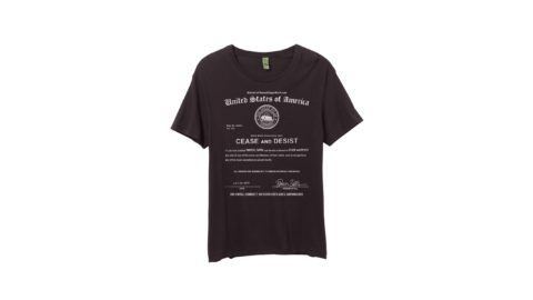 Dweezil Cease & Desist T-Shirt Crop