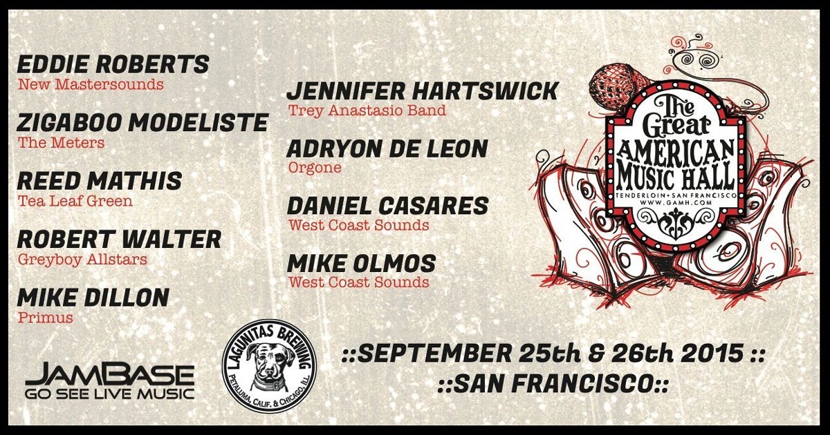 The Payback San Francisco The New Mastersounds Eddie Roberts