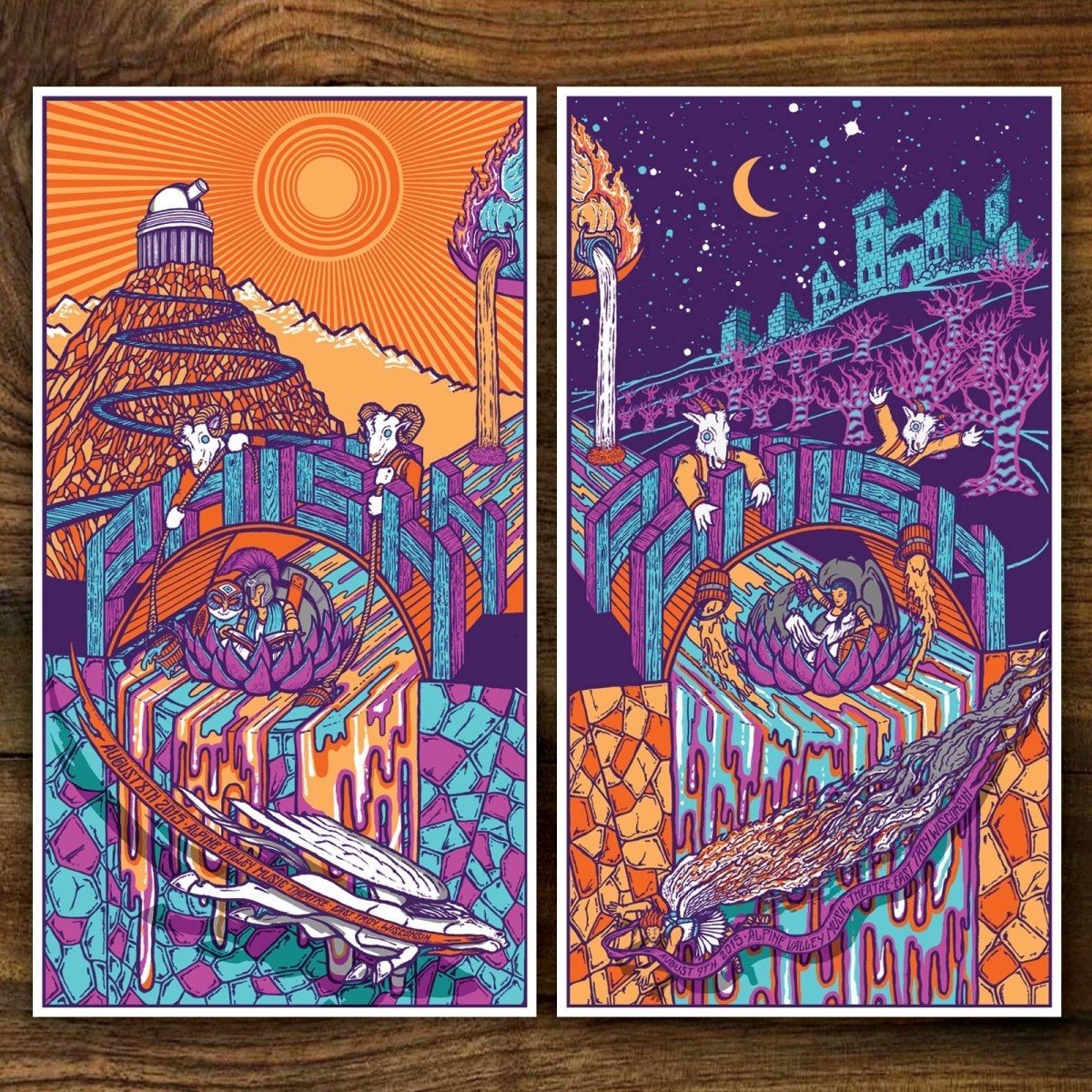 Phish Alpine Valley Poster 2015