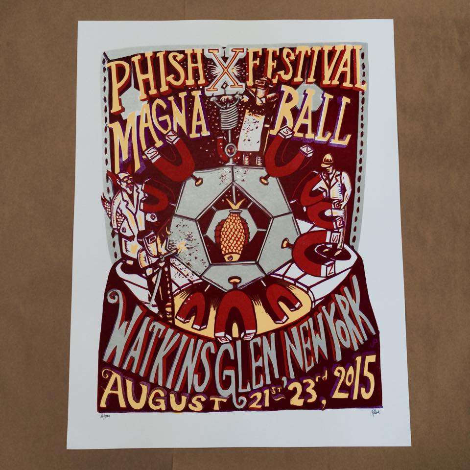 Phish Magnaball Poster Jim Pollock