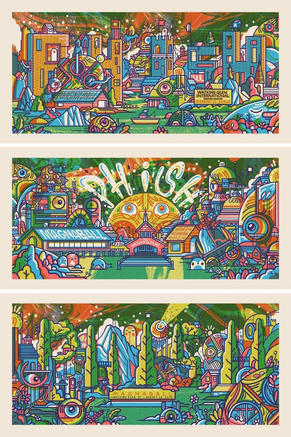 Phish Magnaball Poster Drew Millward