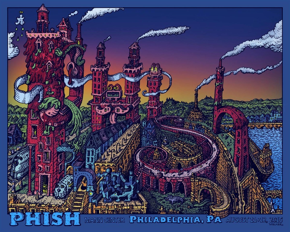 Phish The Mann Poster David Welker