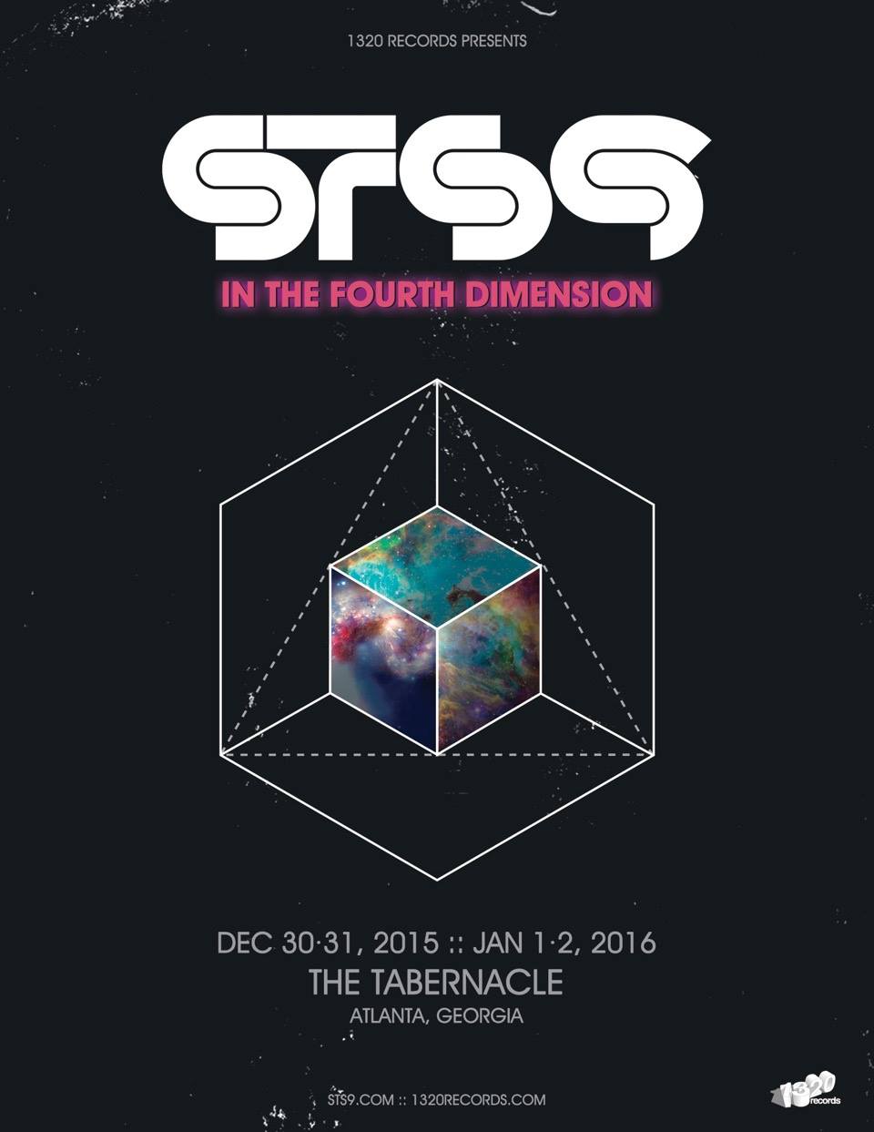 STS9 New Year's Eve Poster Tabernacle Atlanta