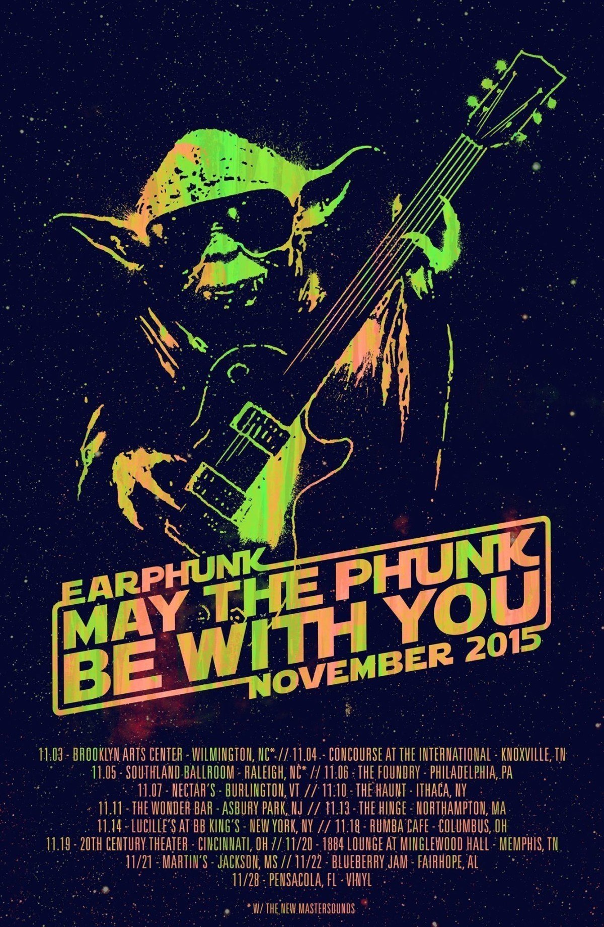 May The Phunk Be With You Earphunk Poster