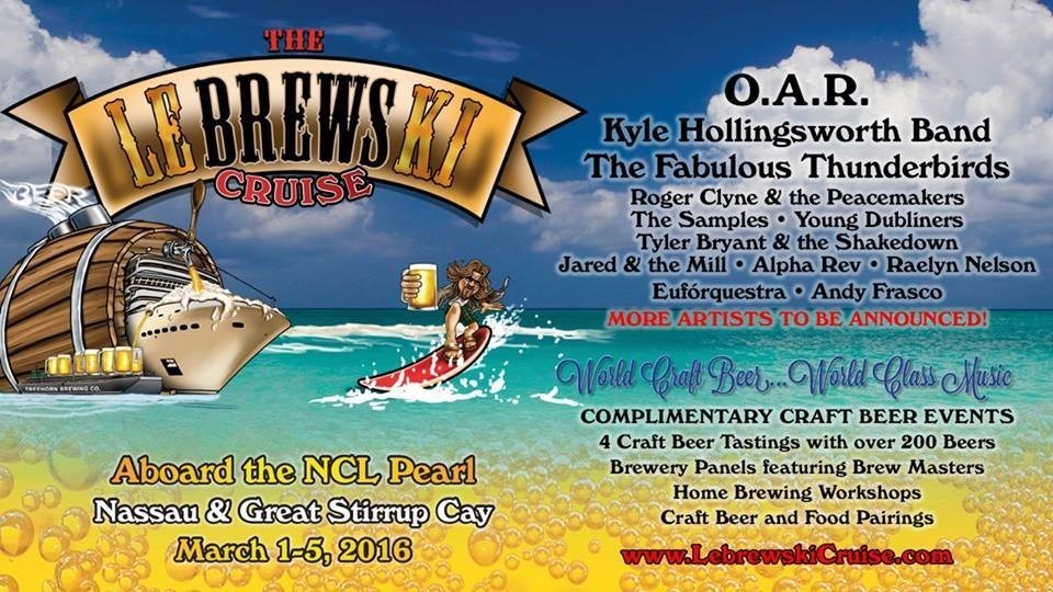 The Lebrewski Cruise Poster