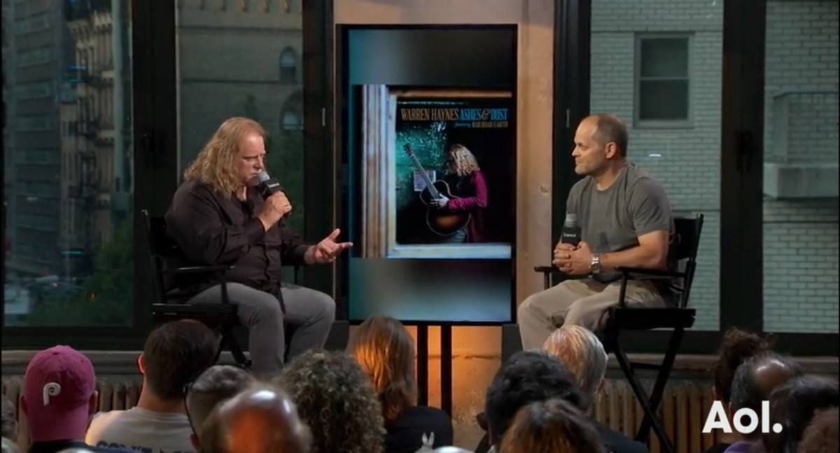 Warren Haynes Alan Paul AOL Backstory Interview Screengrab