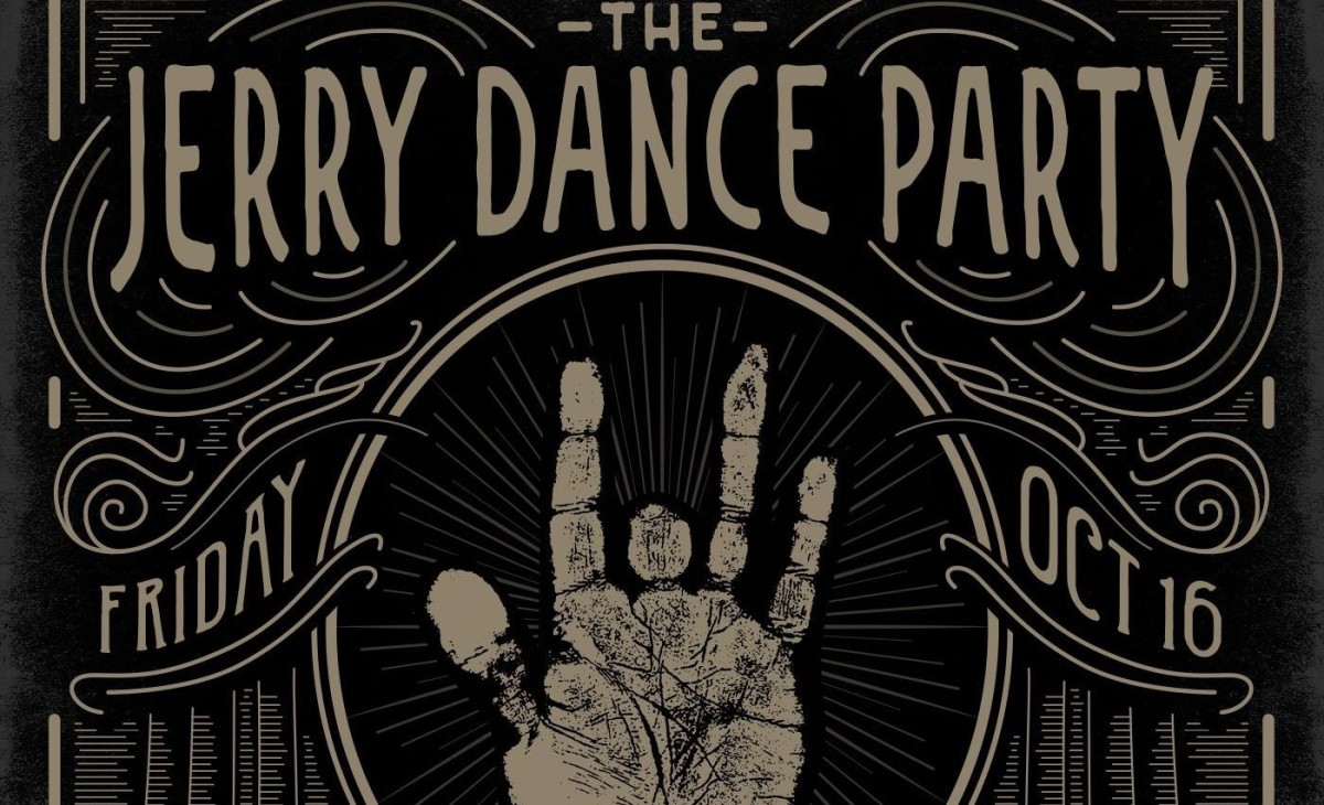 Jerry Garcia Dance Party Poster Crop