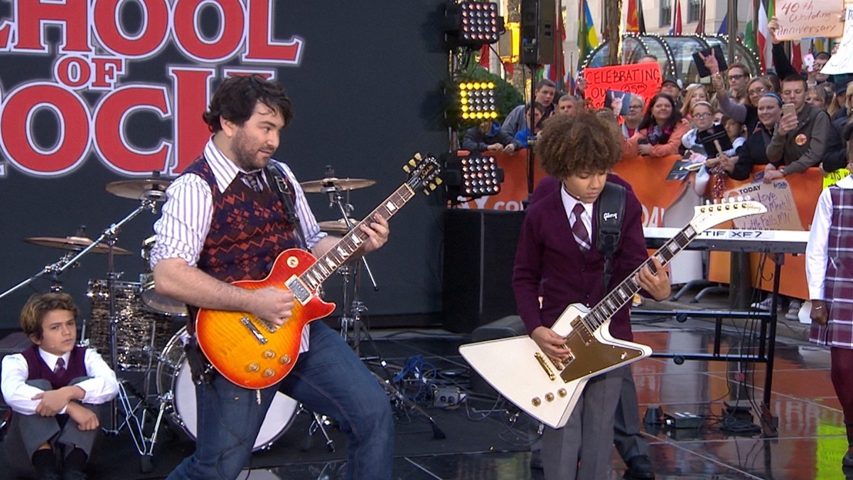 Taz & 'School Of Rock' Broadway Cast Appear On 'Today' Show