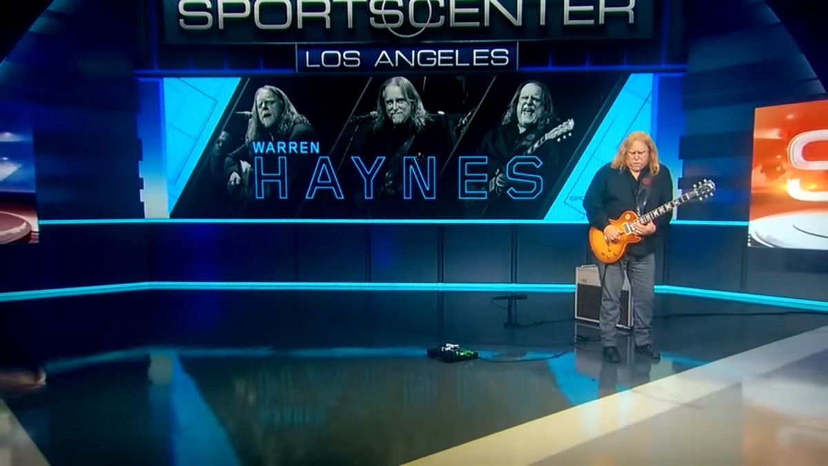 Warren Haynes Appears On SportsCenter
