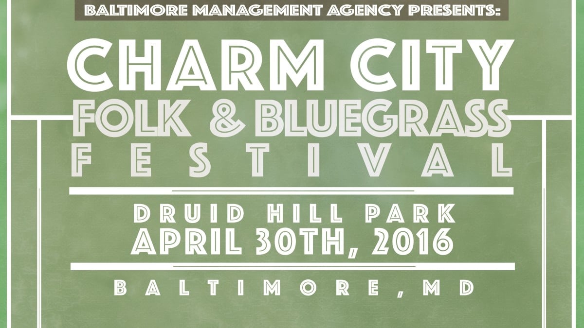 Charm City Folk & Bluegrass Festival Announces 2016 Lineup