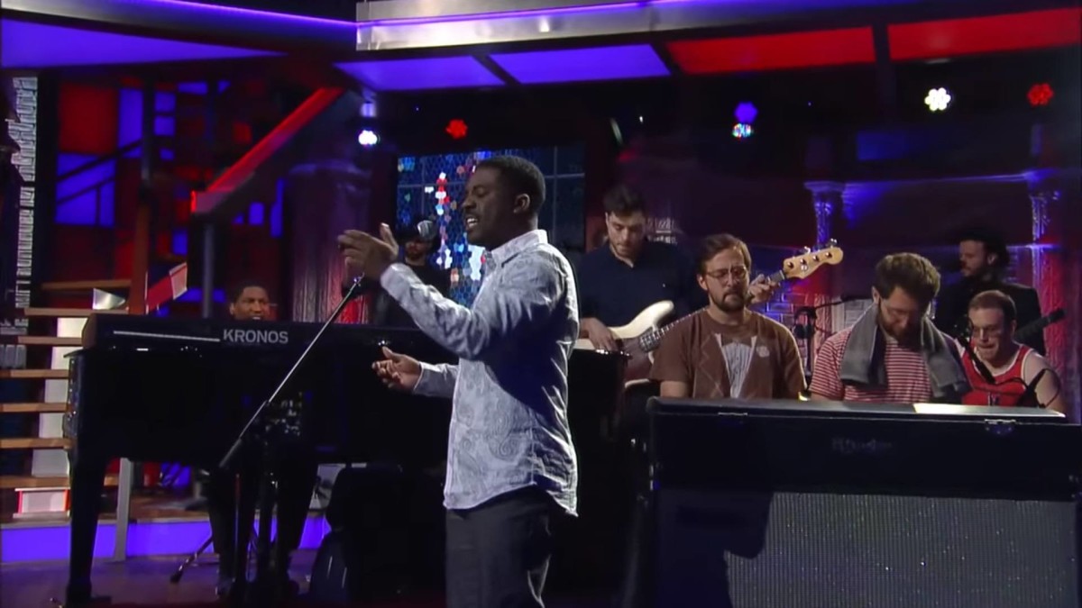 Vulfpeck Teams With Jon Batiste & Stay Human On 'The Late Show With Stephen Colbert'