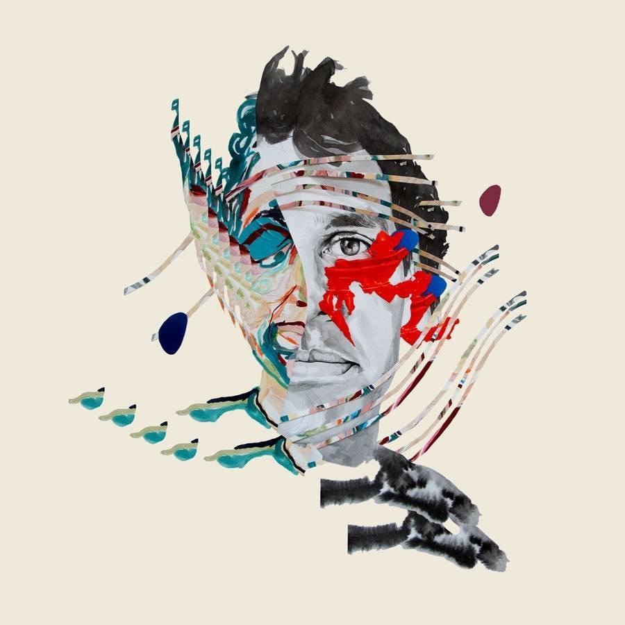 Avey Tare Painting With Album Cover