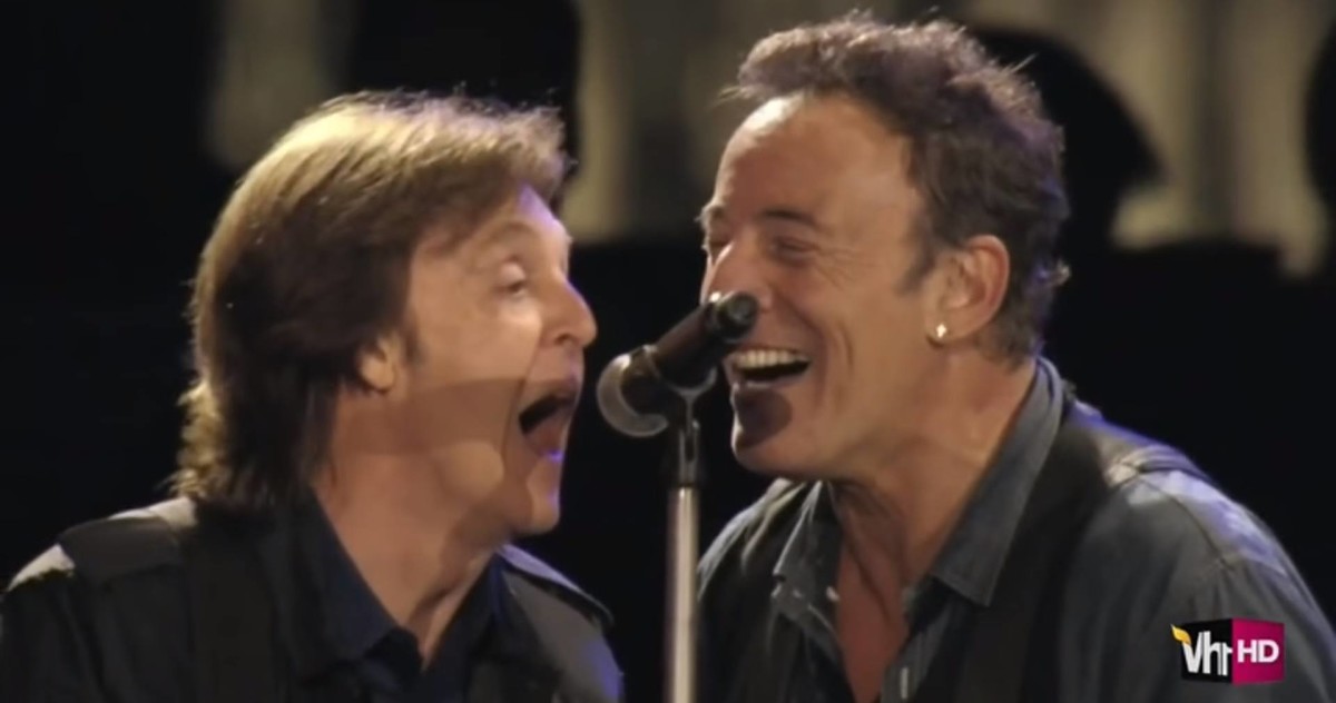 Bruce Springsteen Paul McCartney Screengrab Crop