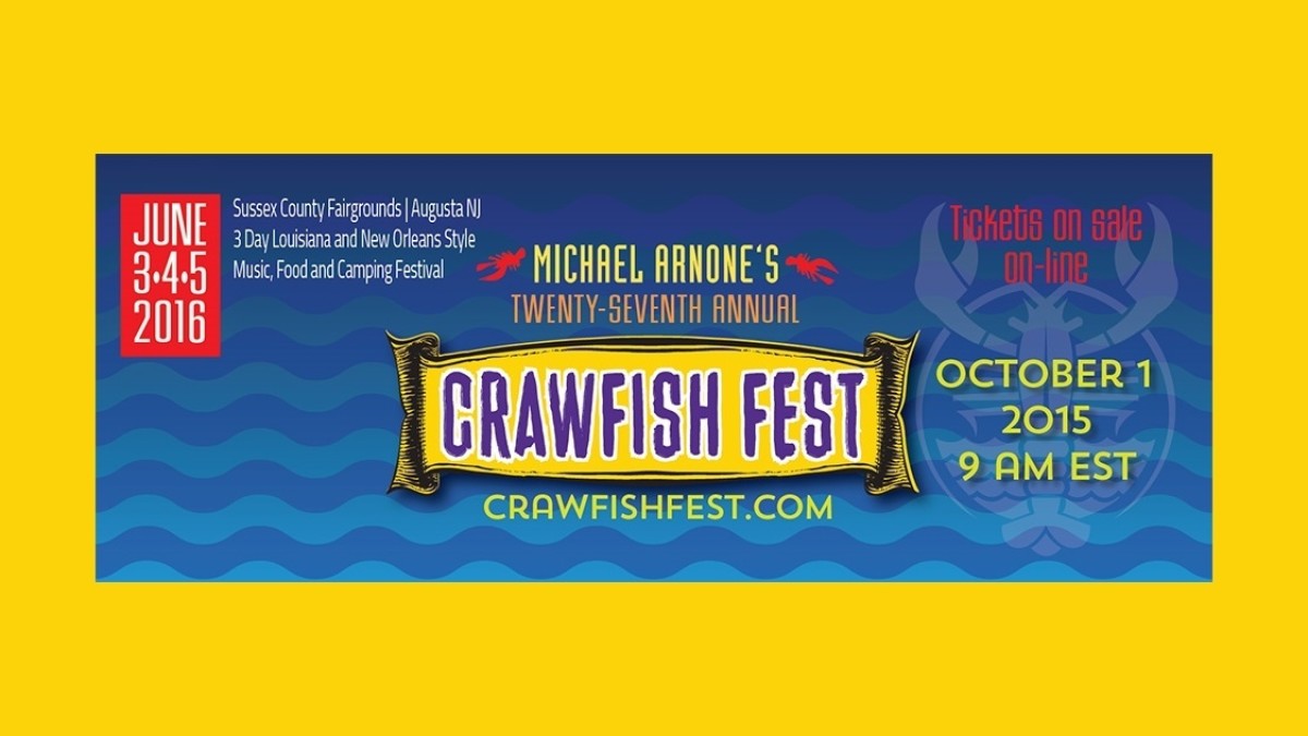 Michael Arnone's Crawfish Fest Announces Lineup