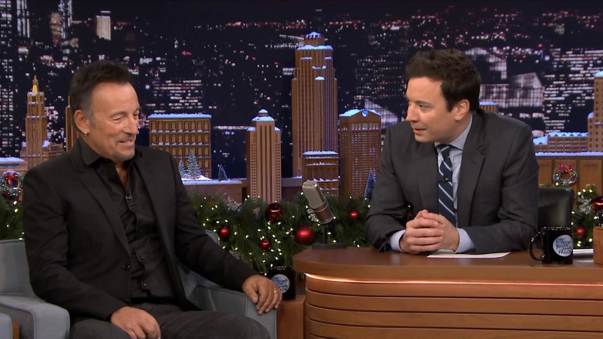 Bruce Springsteen Visits 'The Tonight Show'