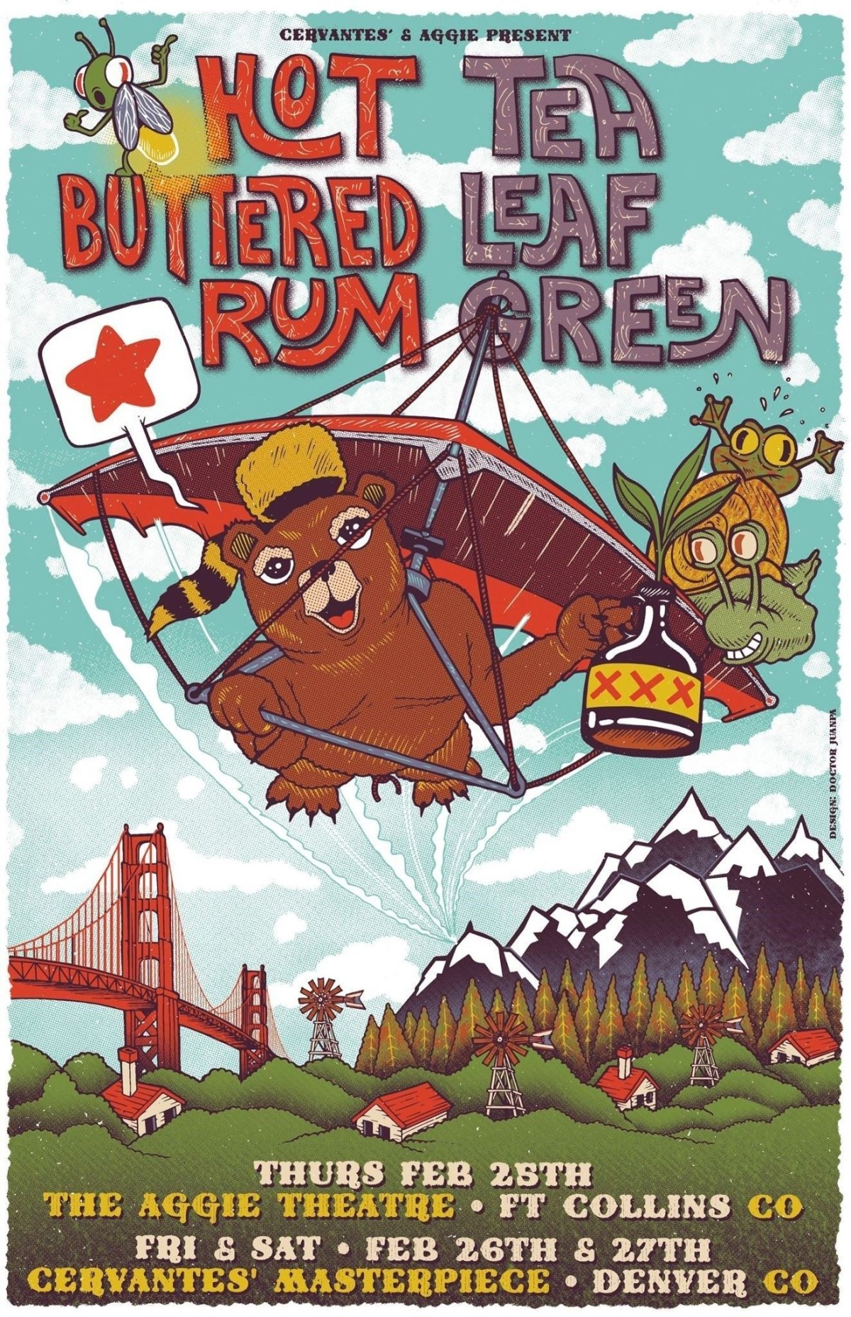 Tea Leaf Green Hot Buttered Rum Poster