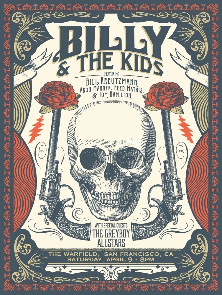 Billy & The Kids Warfield Poster