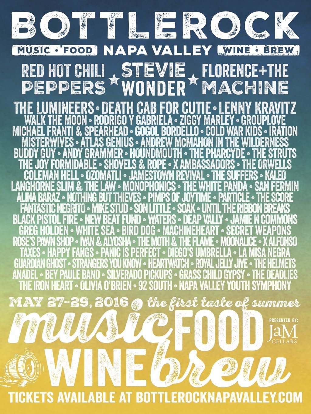 BottleRock 2016 Poster
