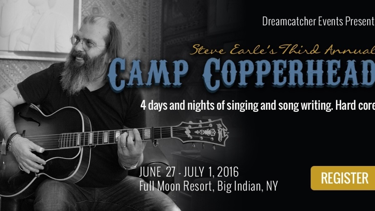 Steve Earle Announces Third Annual Camp Copperhead