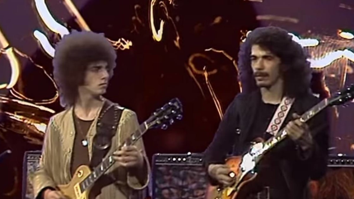 Santana With Neal Schon In Germany In 1971