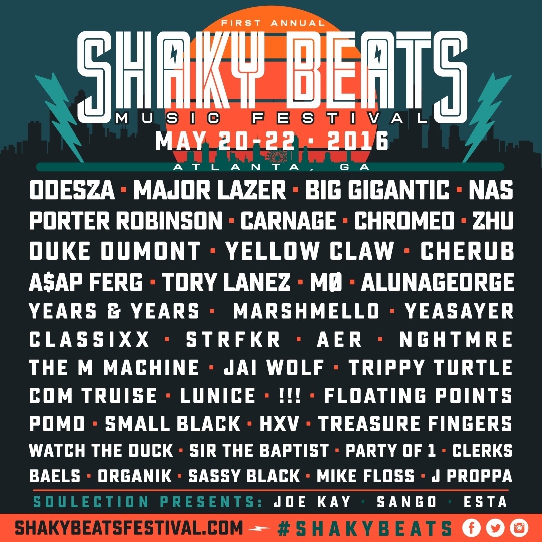 Shaky Beats 2016 Poster
