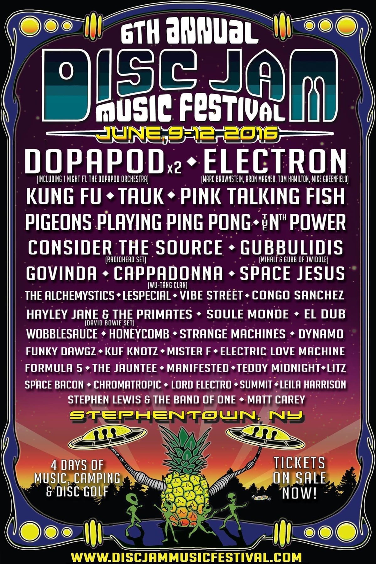 Disc Jam Poster 2016