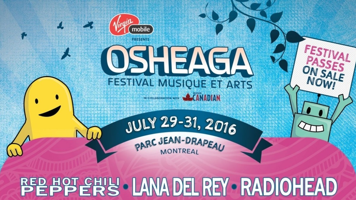 Radiohead & Red Hot Chili Peppers Lead Osheaga Music And Arts Festival 2016 Lineup