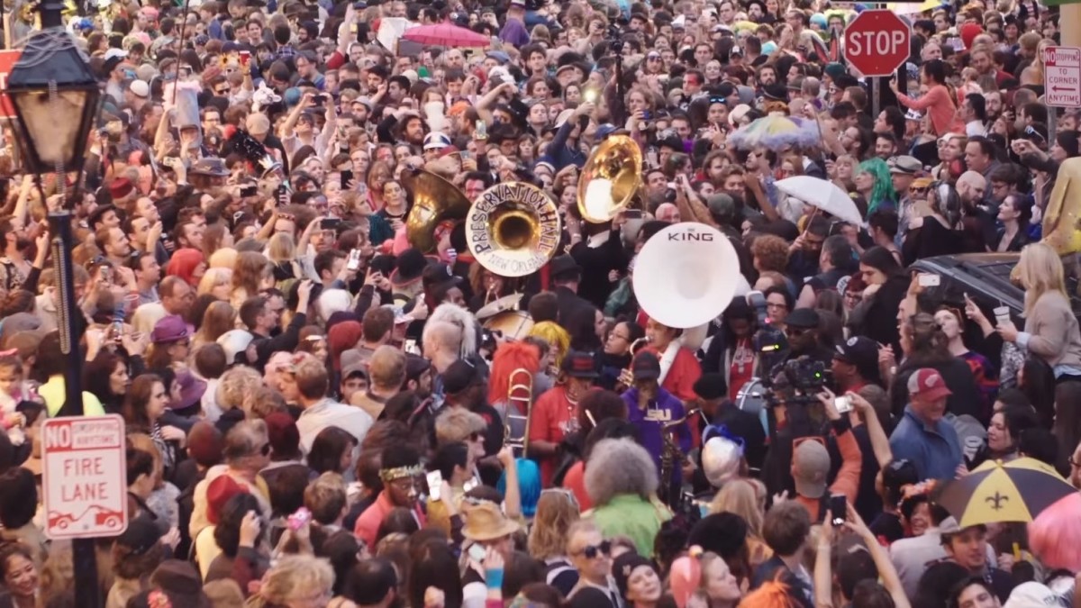 Arcade Fire & Preservation Hall Jazz Band Share Official David Bowie Second Line Parade Footage