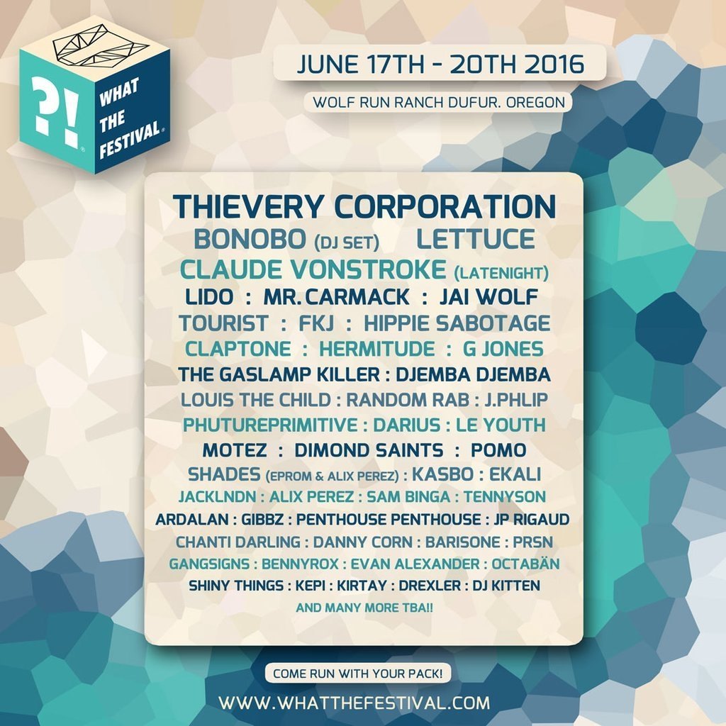What The Festival Poster