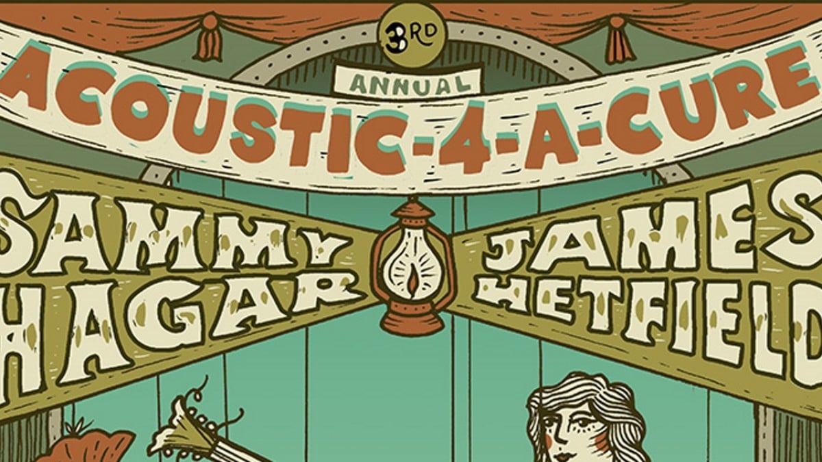 Sammy Hagar, James Hetfield, John Mayer & More To Play 'Acoustic-4-A-Cure' Charity Concert