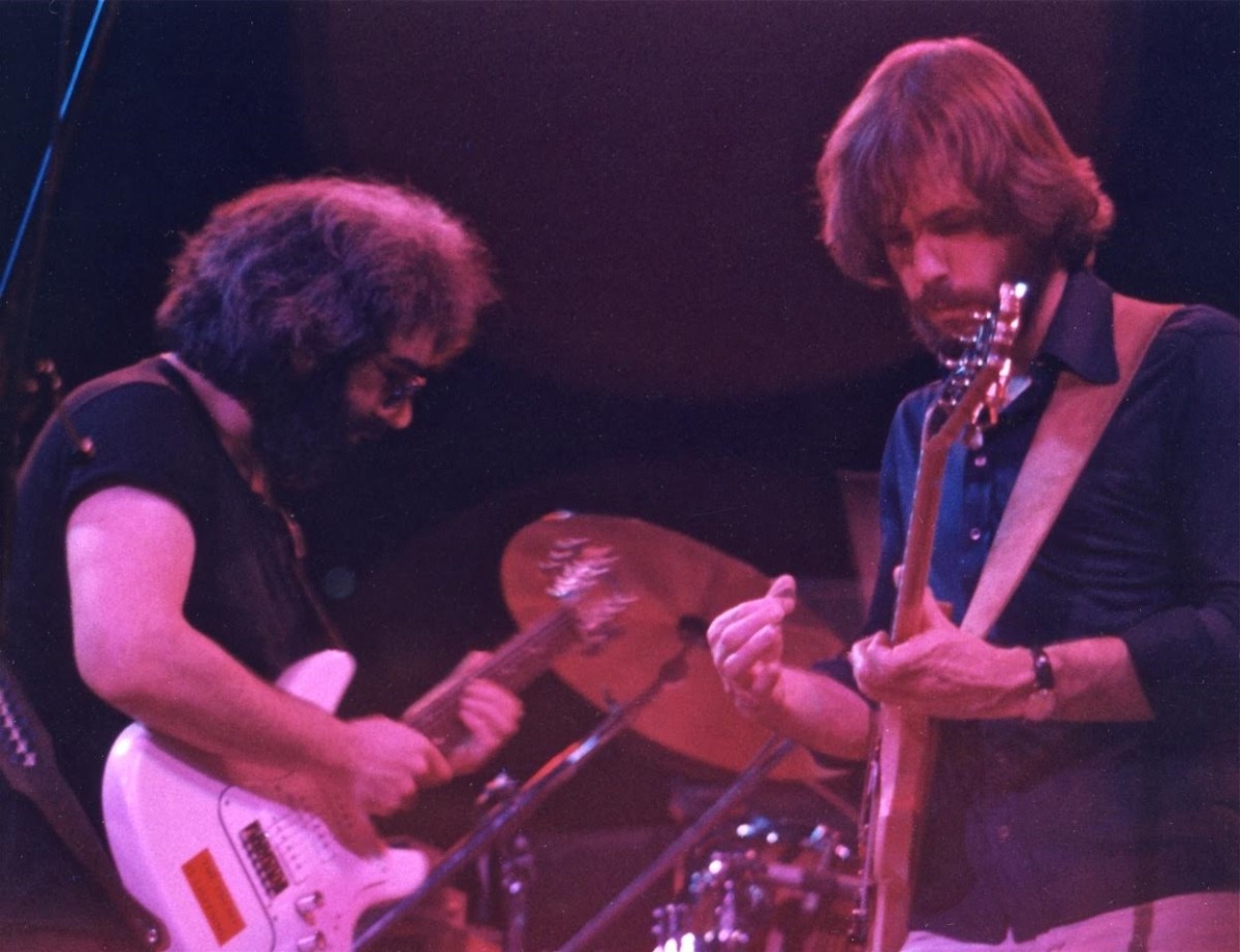 Jerry Garcia And Bob Weir Boston Lee Rogers