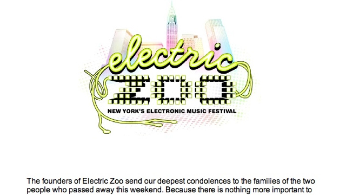 Final Day Of Electric Zoo Canceled Due To Drug Deaths