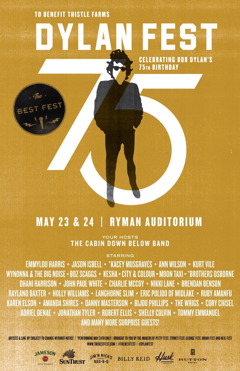 Dylan Fest 75th Poster