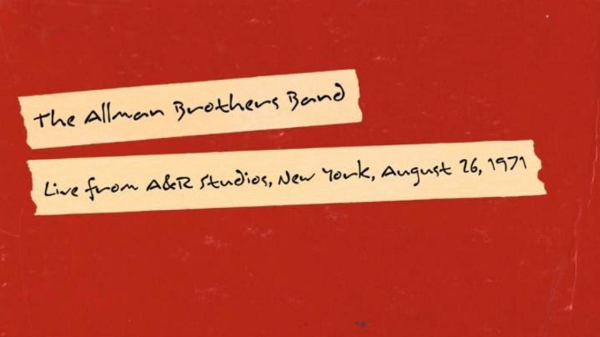 The Allman Brothers Band Release 'Live From A&R Studios'