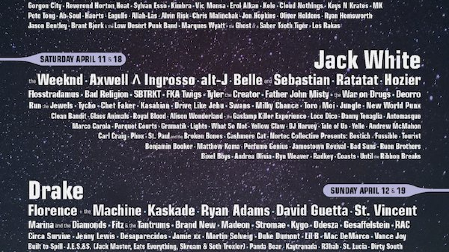Coachella Announces 2015 Lineup