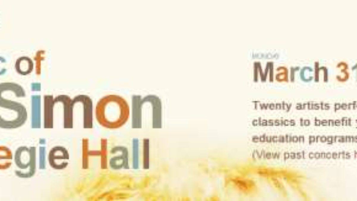 Tribute To Paul Simon Scheduled For NYC's Carnegie Hall