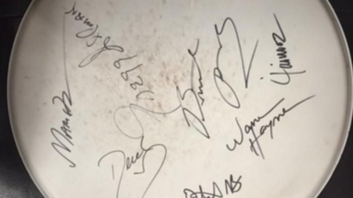 Charity Auction | Signed Allman Brothers Band Drumhead