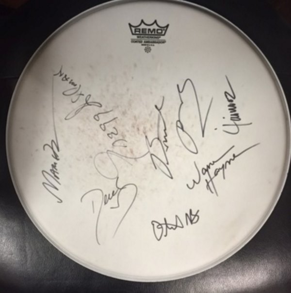 Charity Auction | Signed Allman Brothers Band Drumhead