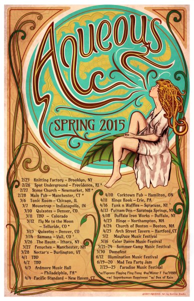 Tour Dates | Aqueous Spring Tour 2015