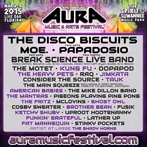AURA Announces Third Phase Of 2015 Lineup
