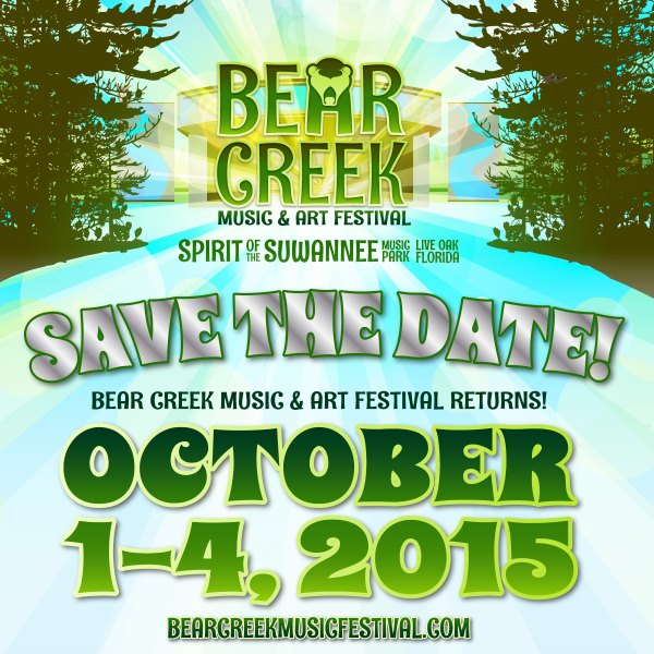 Save The Date | Bear Creek 2015 Set For October