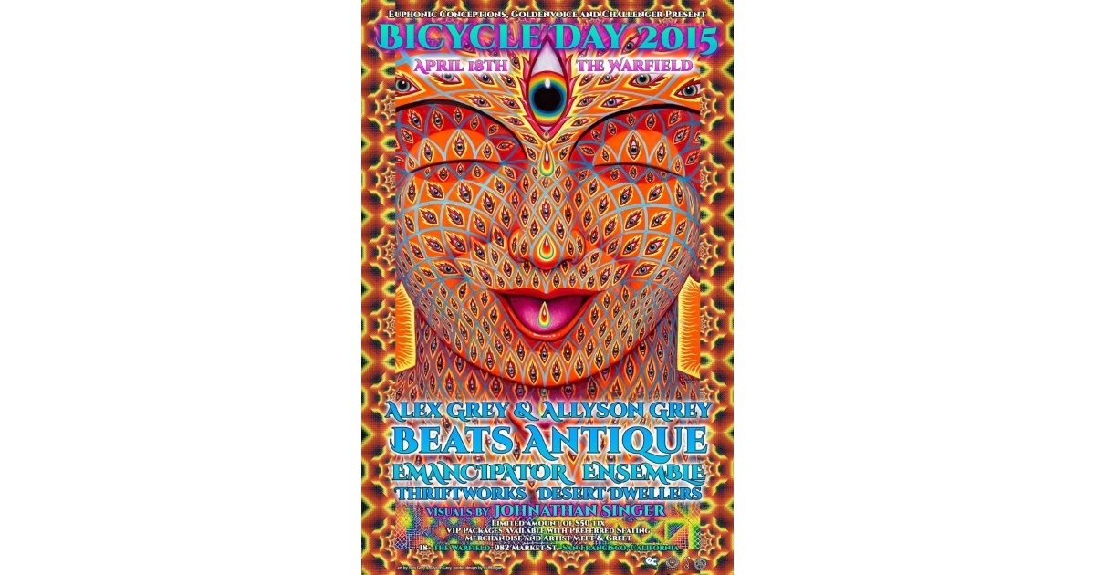 Beats Antique to Headline Bicycle Day 2015