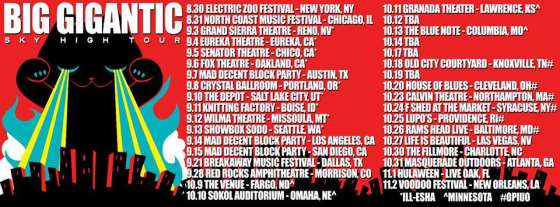 Tour Dates | Big Gigantic Announces Sky High Tour