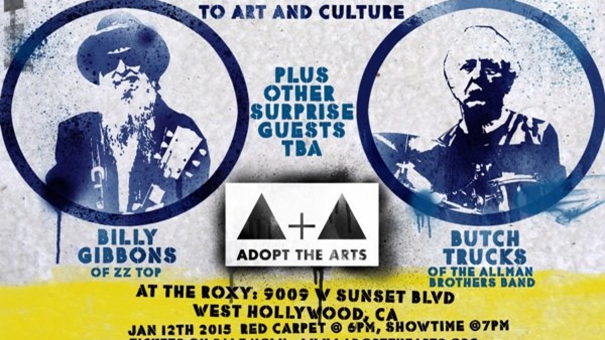 Butch Trucks & Billy Gibbons Adopt The Arts Tribute