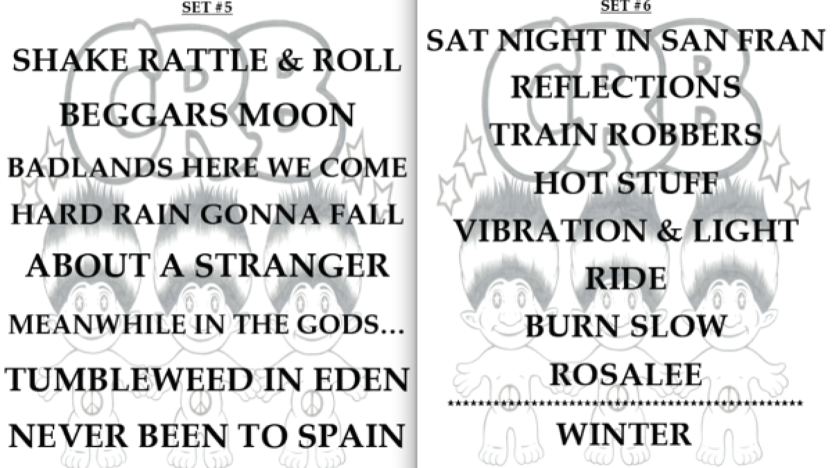 Rolling Stones Night For Chris Robinson Brotherhood