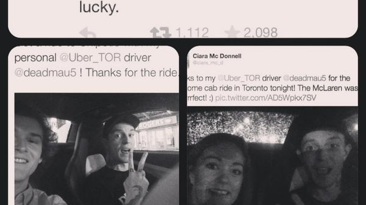 Deadmau5 Adds Uber Driver To His Resume