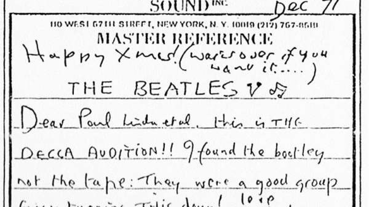 Flashback | John And Yoko's 1971 Holiday Gift For The McCartneys