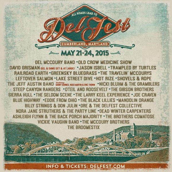 DelFest Announces Full 2015 Lineup