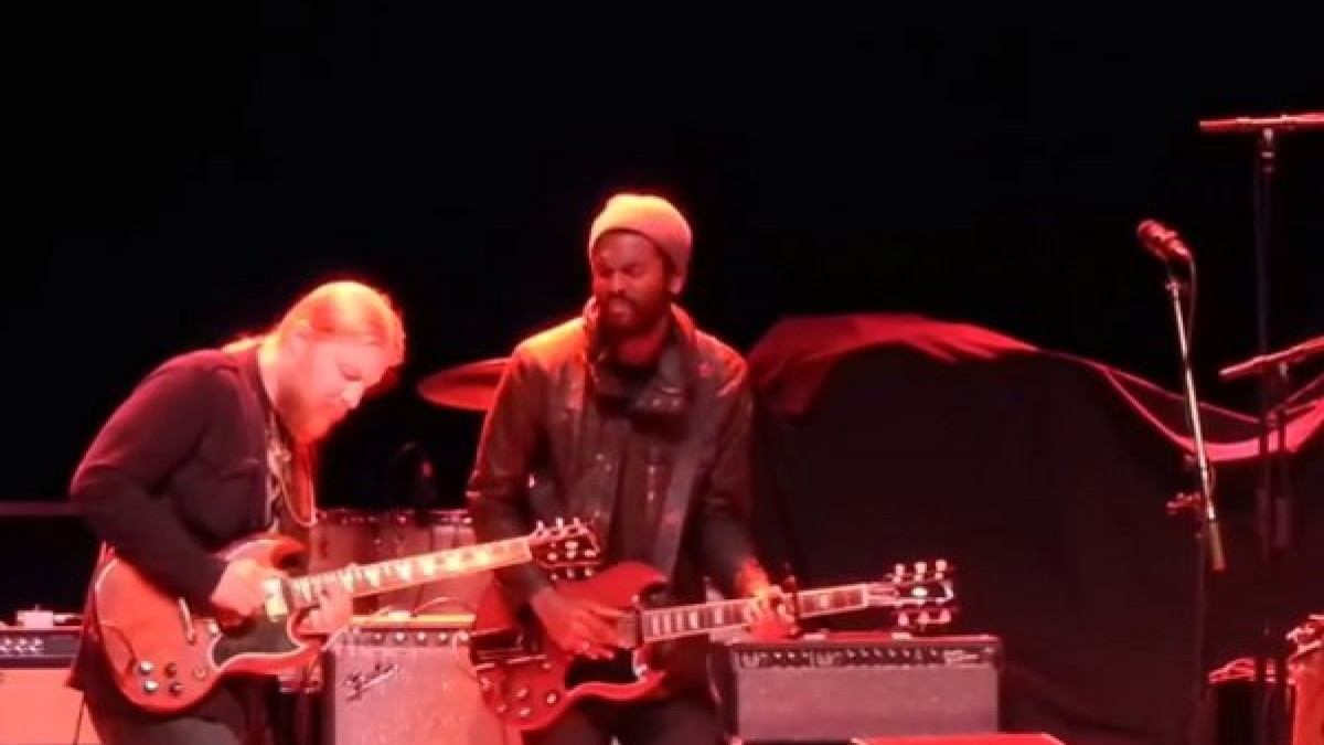 Derek Trucks Guests With Gary Clark Jr. At The Greek