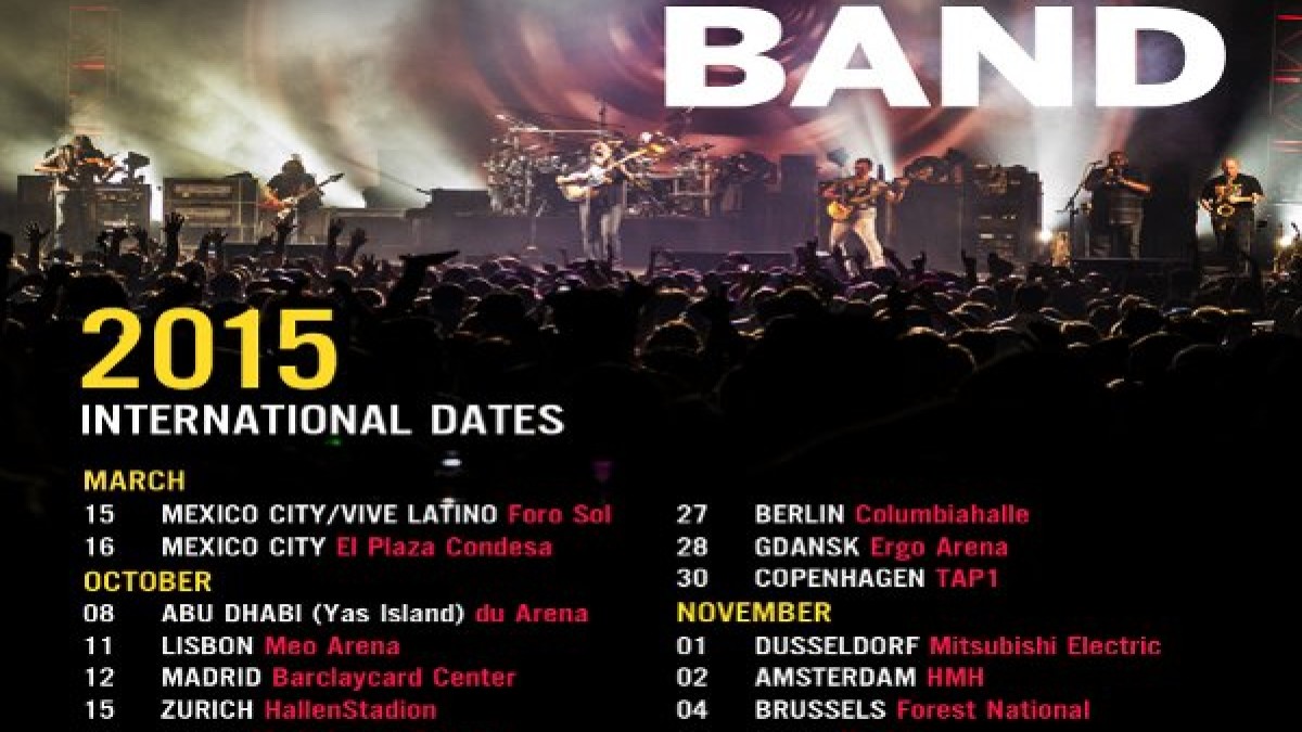 Tour Dates | Dave Matthews Band International Tour